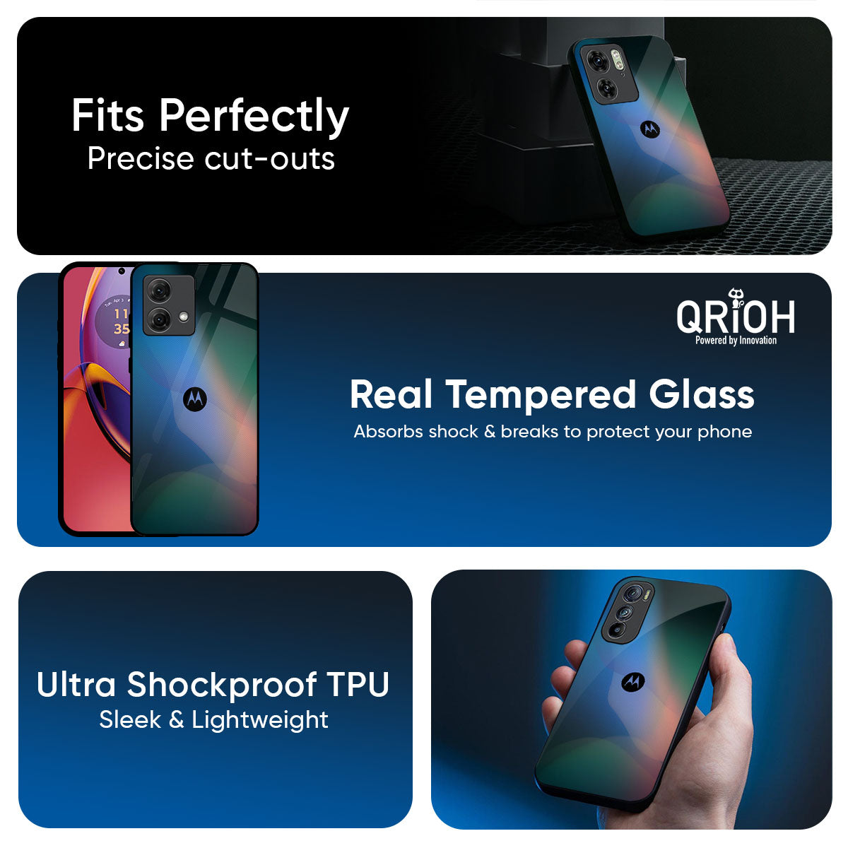 Forecasting Ocean Glass Case for Motorola G35 5G