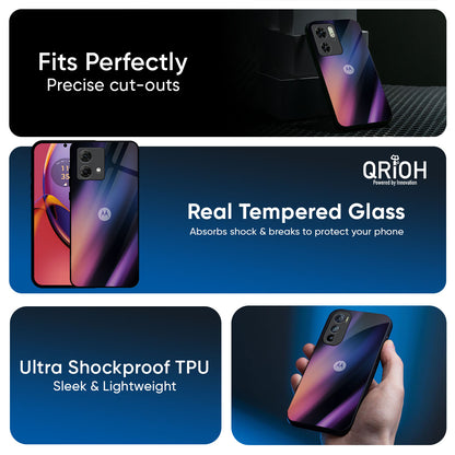 Color Fluid Glass Case for Motorola G35 5G