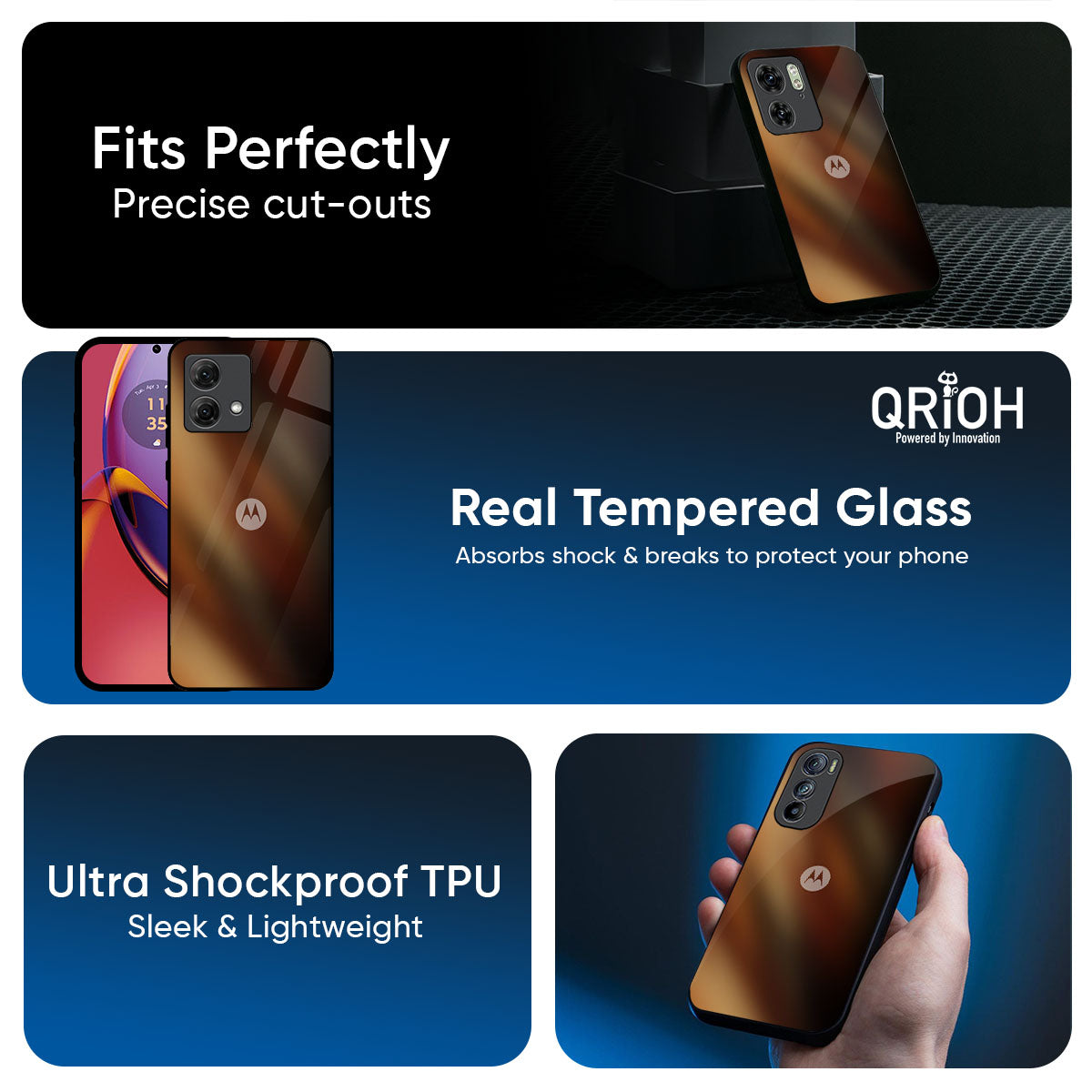 EarthTones Glass Case for Motorola G35 5G