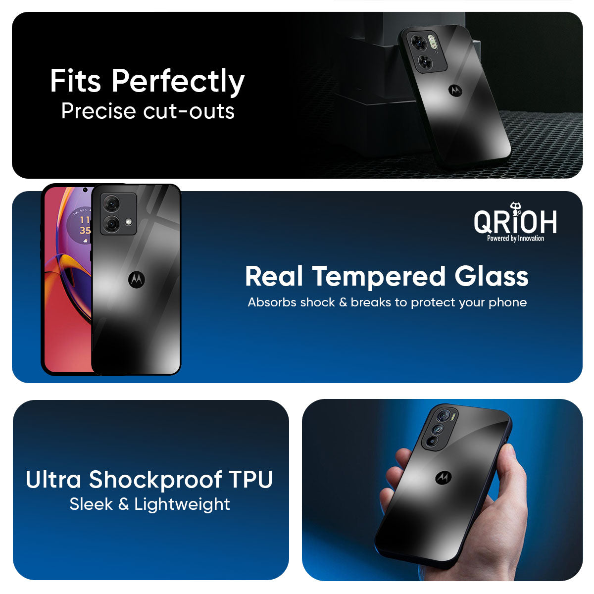 Blackspot Glass Case for Motorola G35 5G