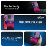 Pink Horizon Glass Case for Motorola G45 5G