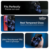 Five Blue Spots Glass Case for Motorola G45 5G