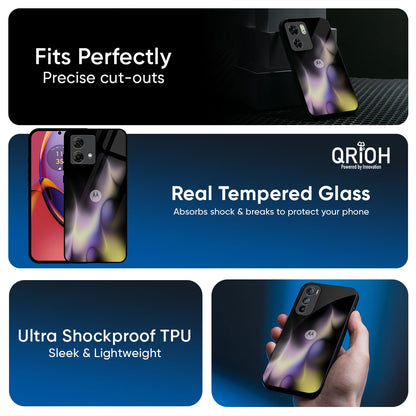 Flames Flow Glass Case for Motorola G35 5G