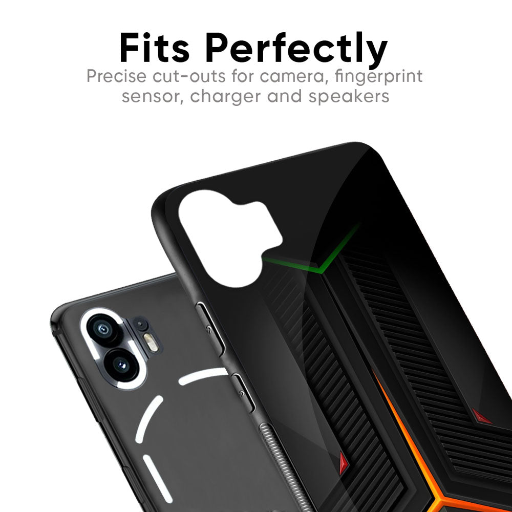 Modern Ultra Chevron Glass Case for Nothing Phone 2a Plus