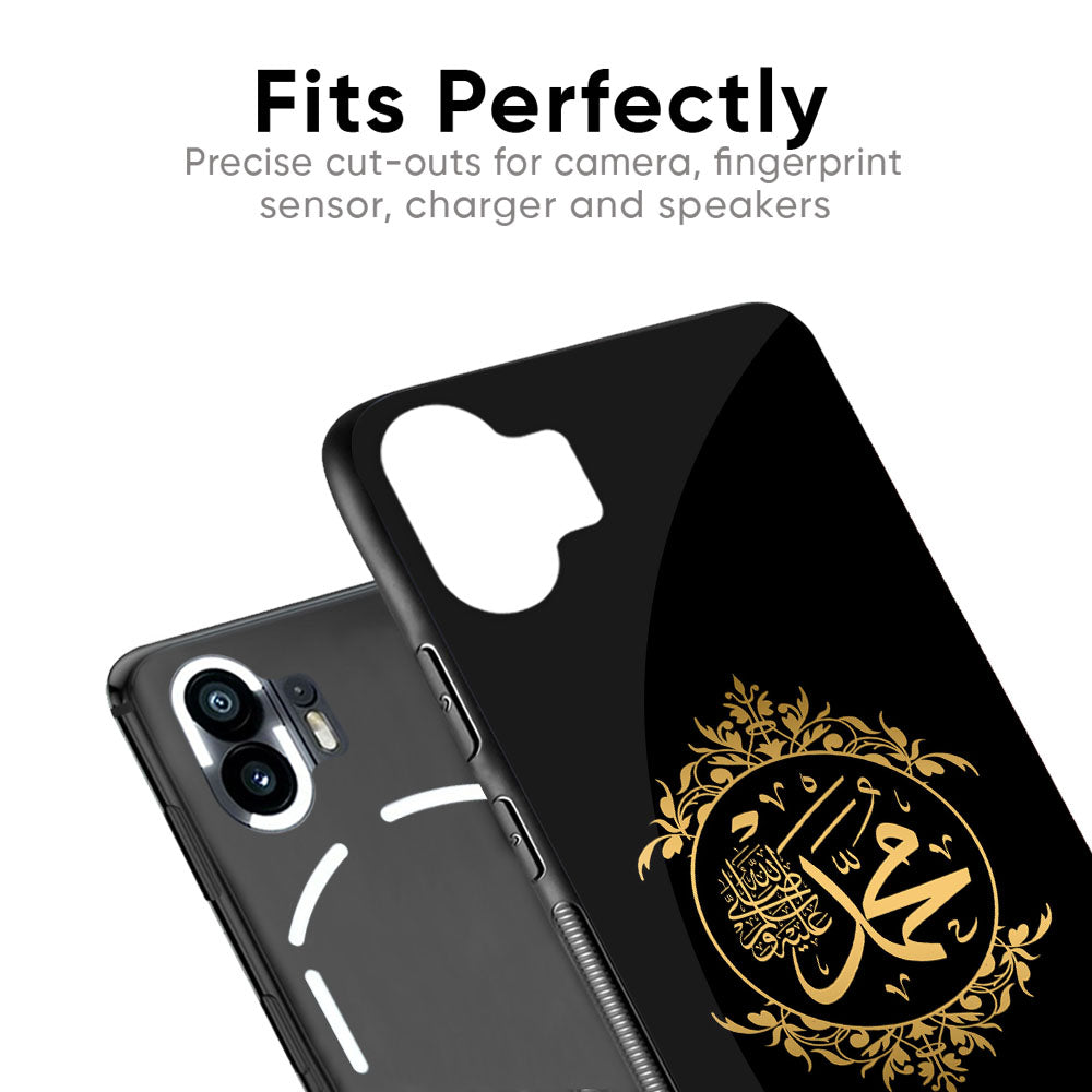 Islamic Calligraphy Glass Case for Nothing Phone 2a Plus