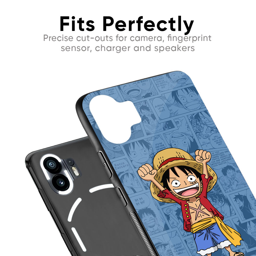 Chubby Anime Glass Case for Nothing Phone 2a Plus
