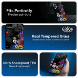 Rose Flower Bunch Art Glass Case for Nothing CMF Phone 1