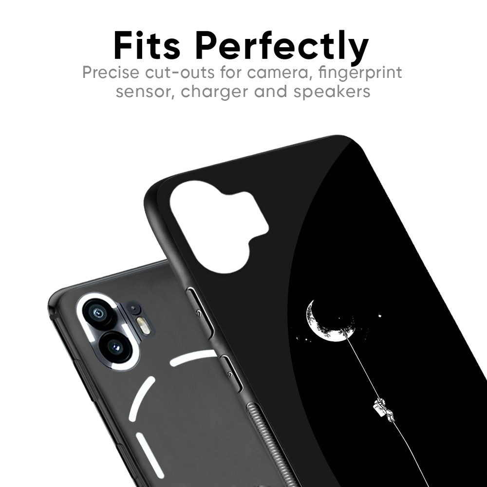 Catch the Moon Glass Case for Nothing Phone 2a Plus