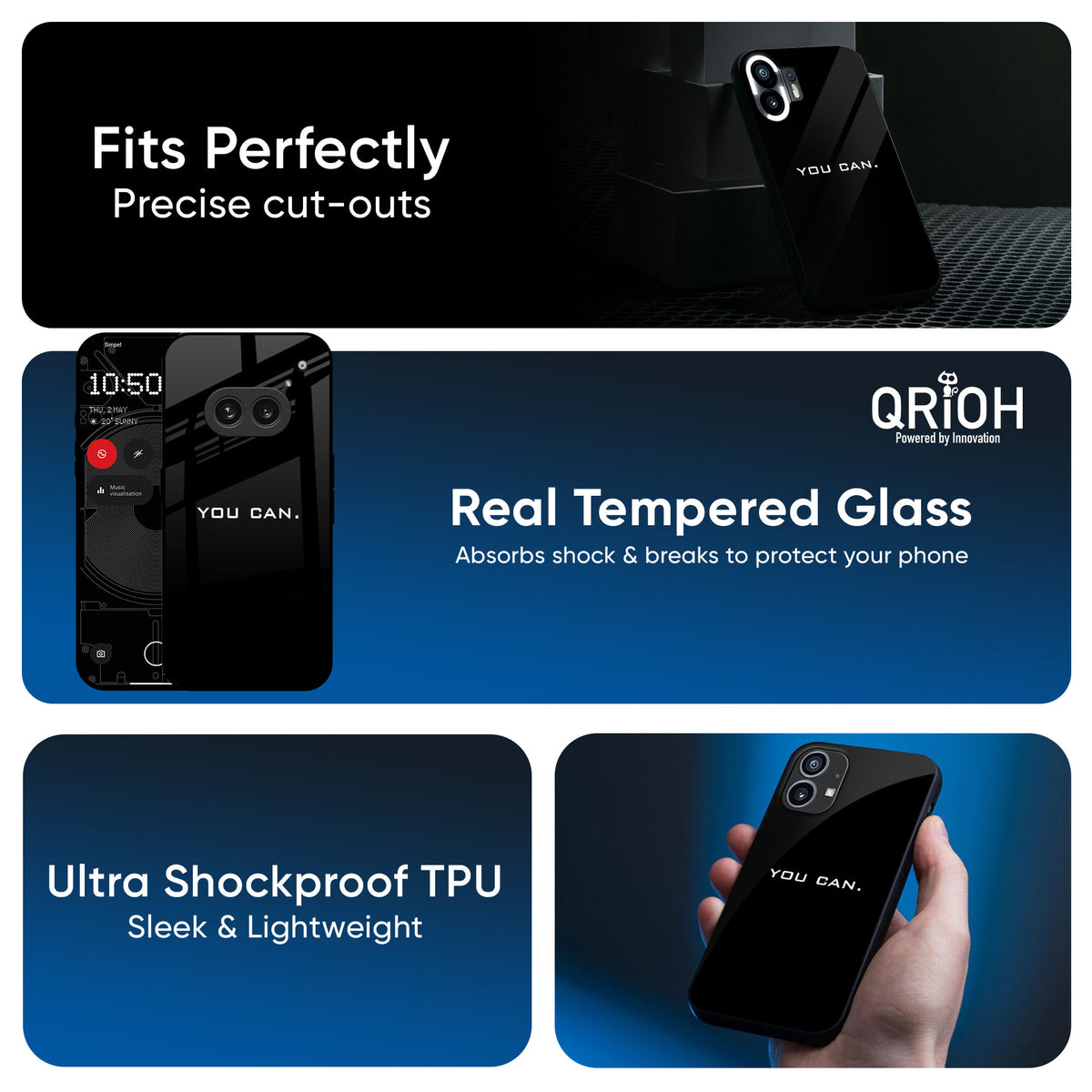 You Can Glass Case for Nothing CMF Phone 1
