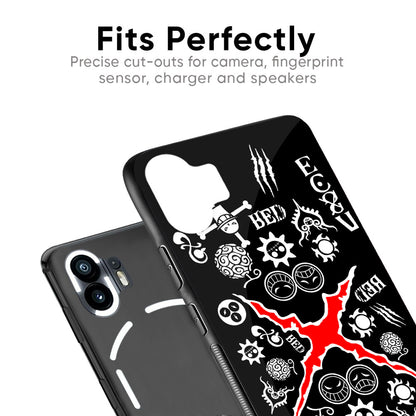 Red Zone Glass Case for Nothing Phone 2a Plus