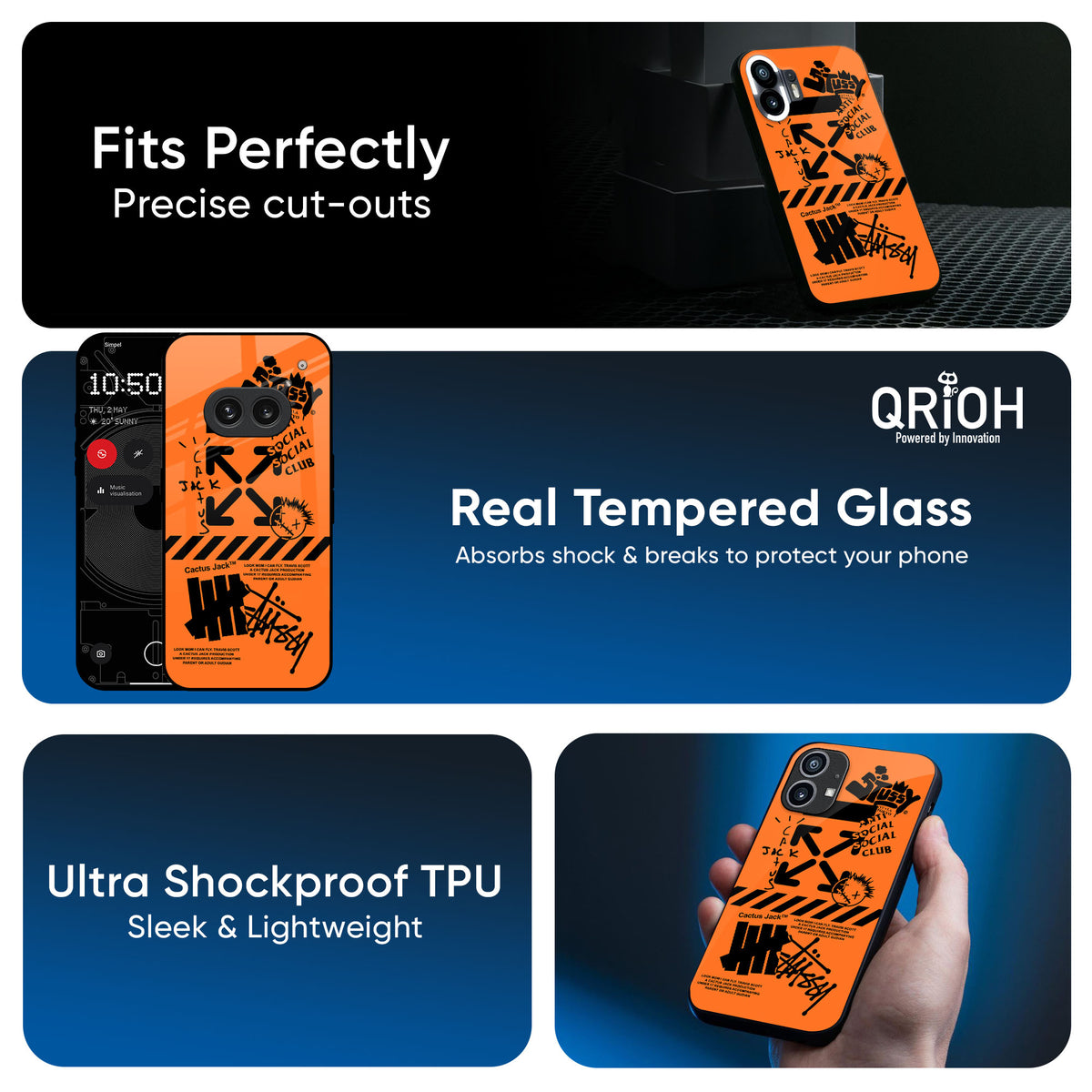 Anti Social Club Glass Case for Nothing CMF Phone 1