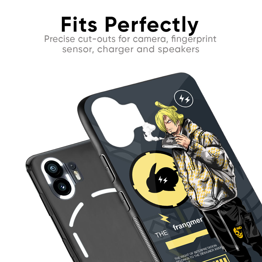 Cool Sanji Glass Case for Nothing Phone 2a Plus