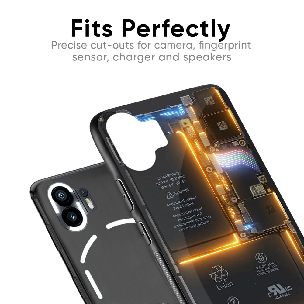 Glow Up Skeleton Glass Case for Nothing Phone 2a Plus