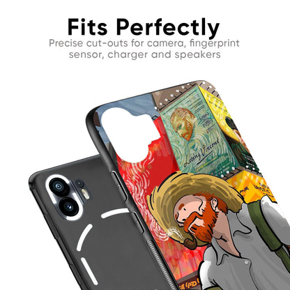 Loving Vincent Glass Case for Nothing Phone 2a Plus