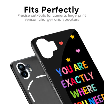 Magical Words Glass Case for Nothing CMF Phone 1