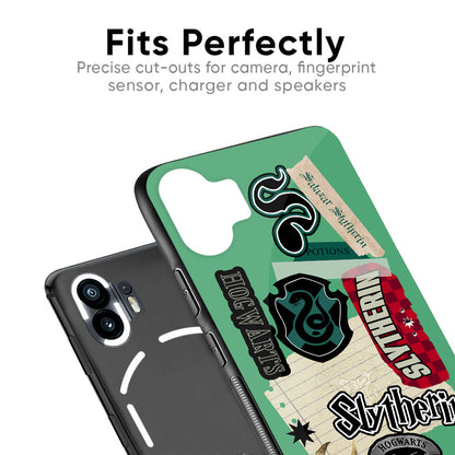 Slytherin Glass Case for Nothing Phone 2a Plus