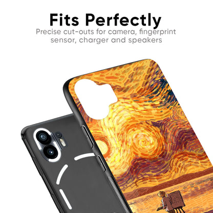 Sunset Vincent Glass Case for Nothing Phone 2a Plus