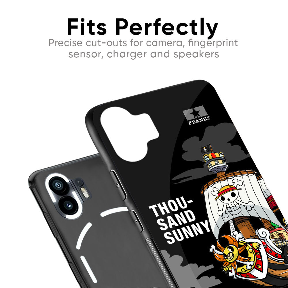 Thousand Sunny Glass Case for Nothing Phone 2a Plus