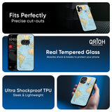 Travel Map Glass Case for Nothing CMF Phone 1