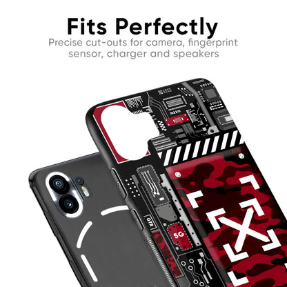 Technology Art Glass Case for Nothing Phone 2a Plus