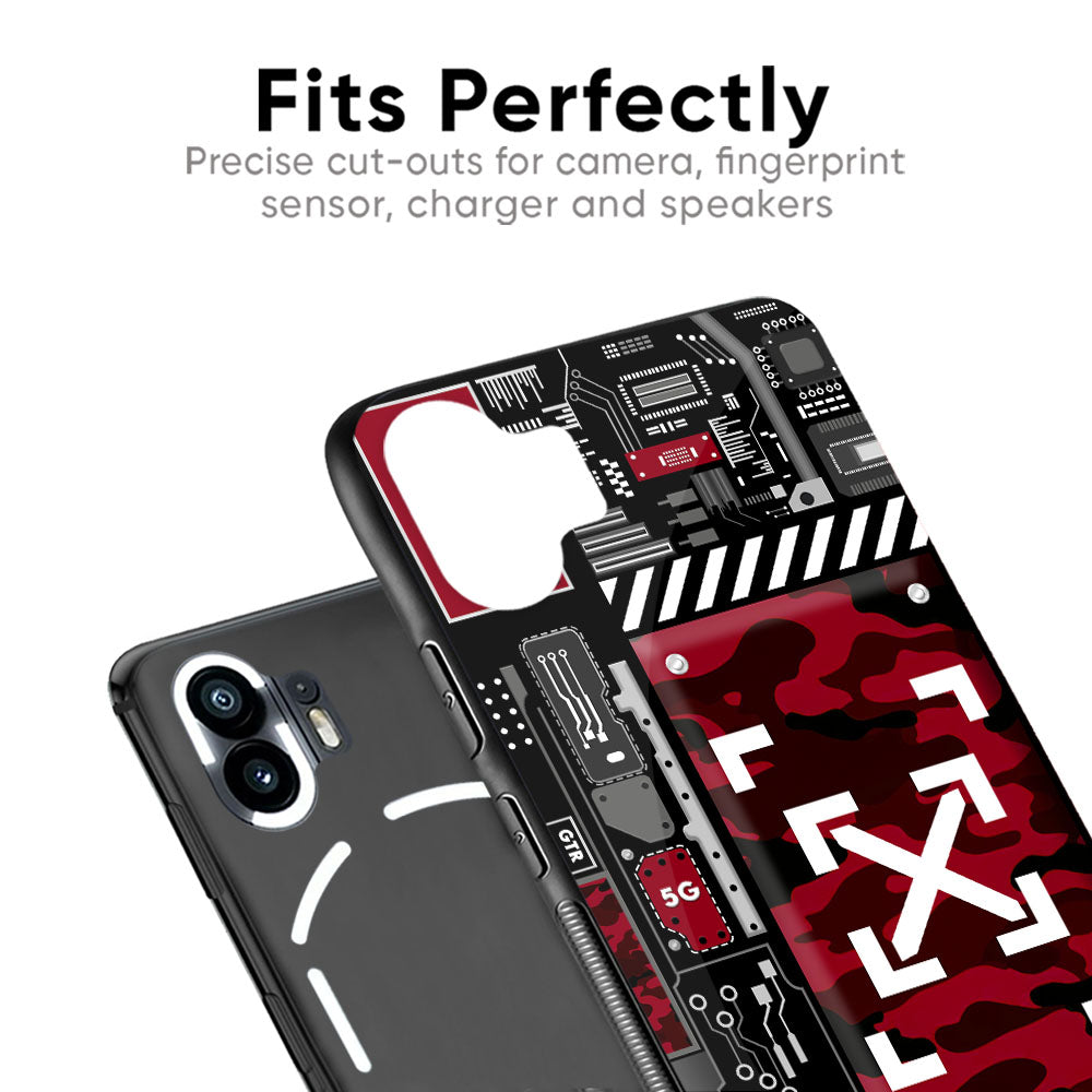 Technology Art Glass Case for Nothing CMF Phone 1