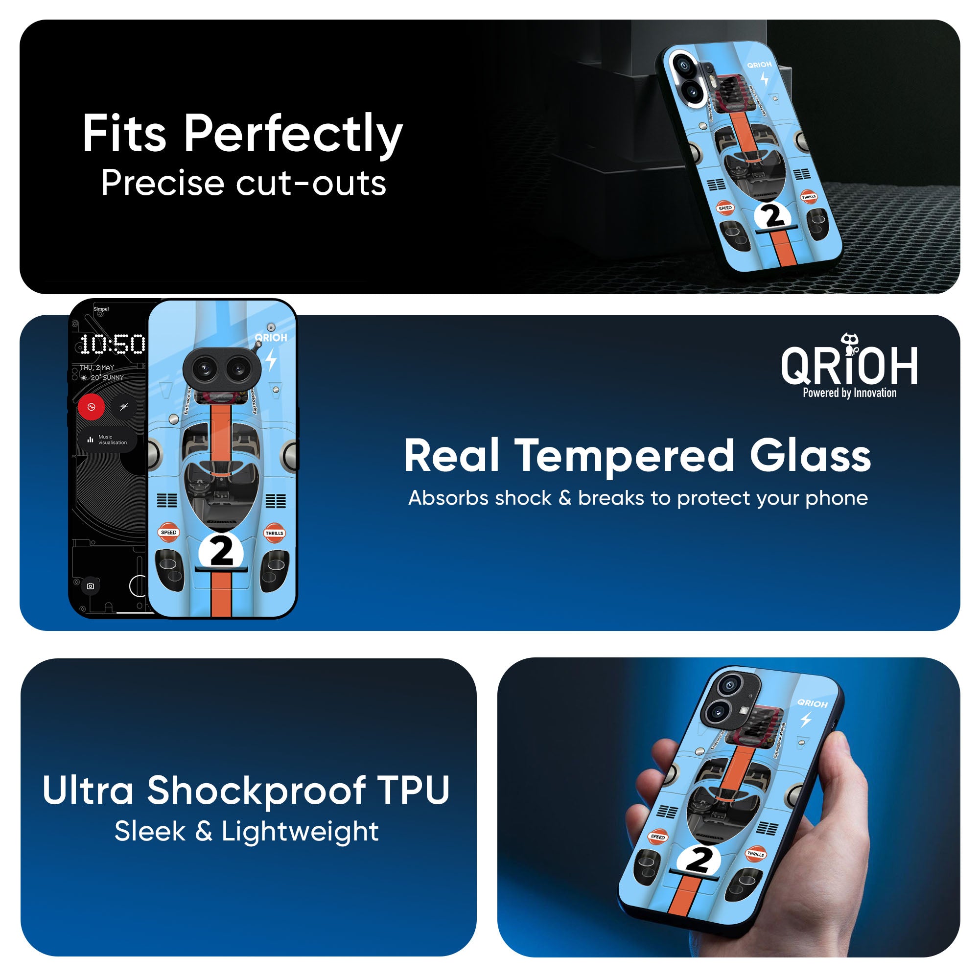 Race Laboratory Glass Case for Nothing Phone 1