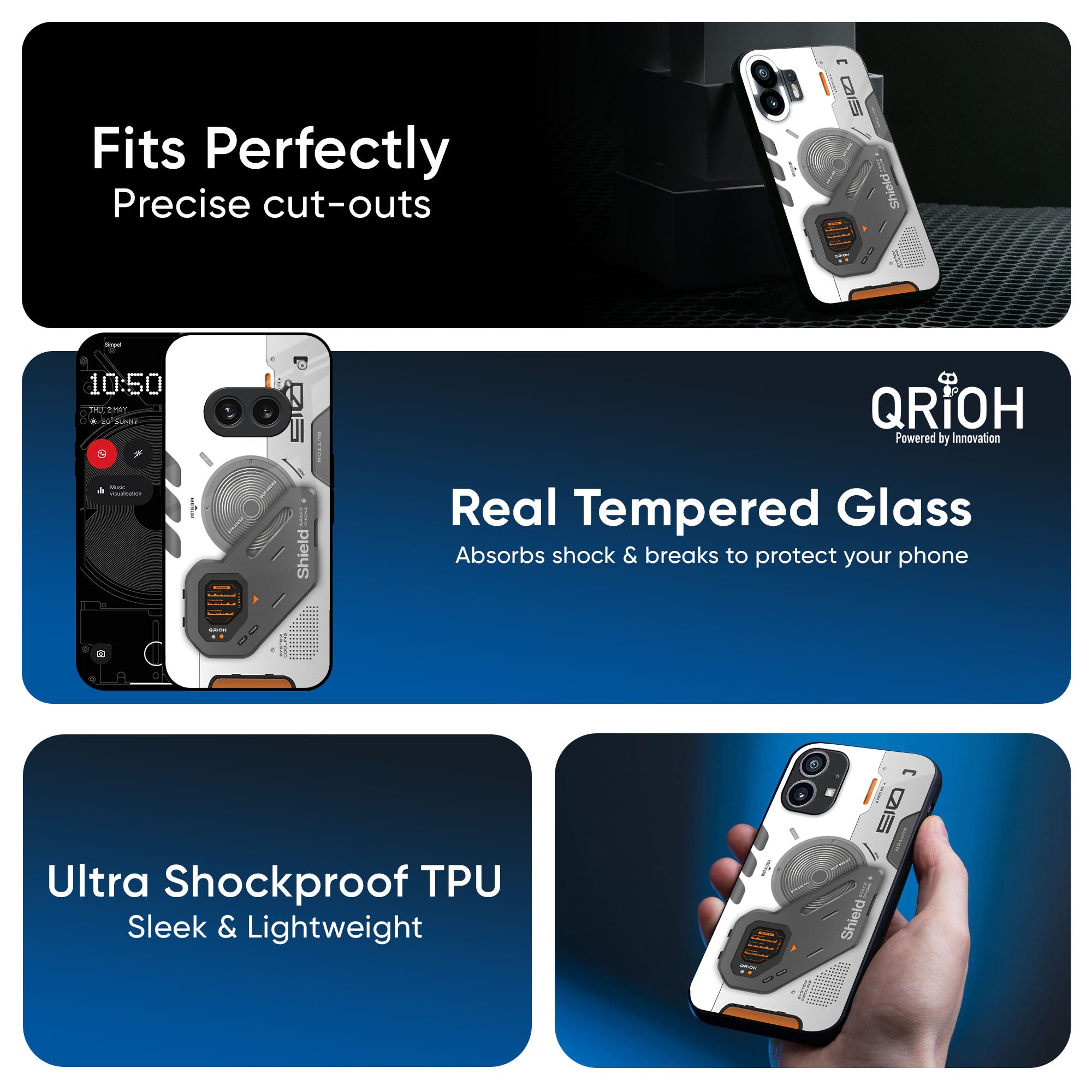 Liberty Cyber Glass Case for Nothing Phone 2