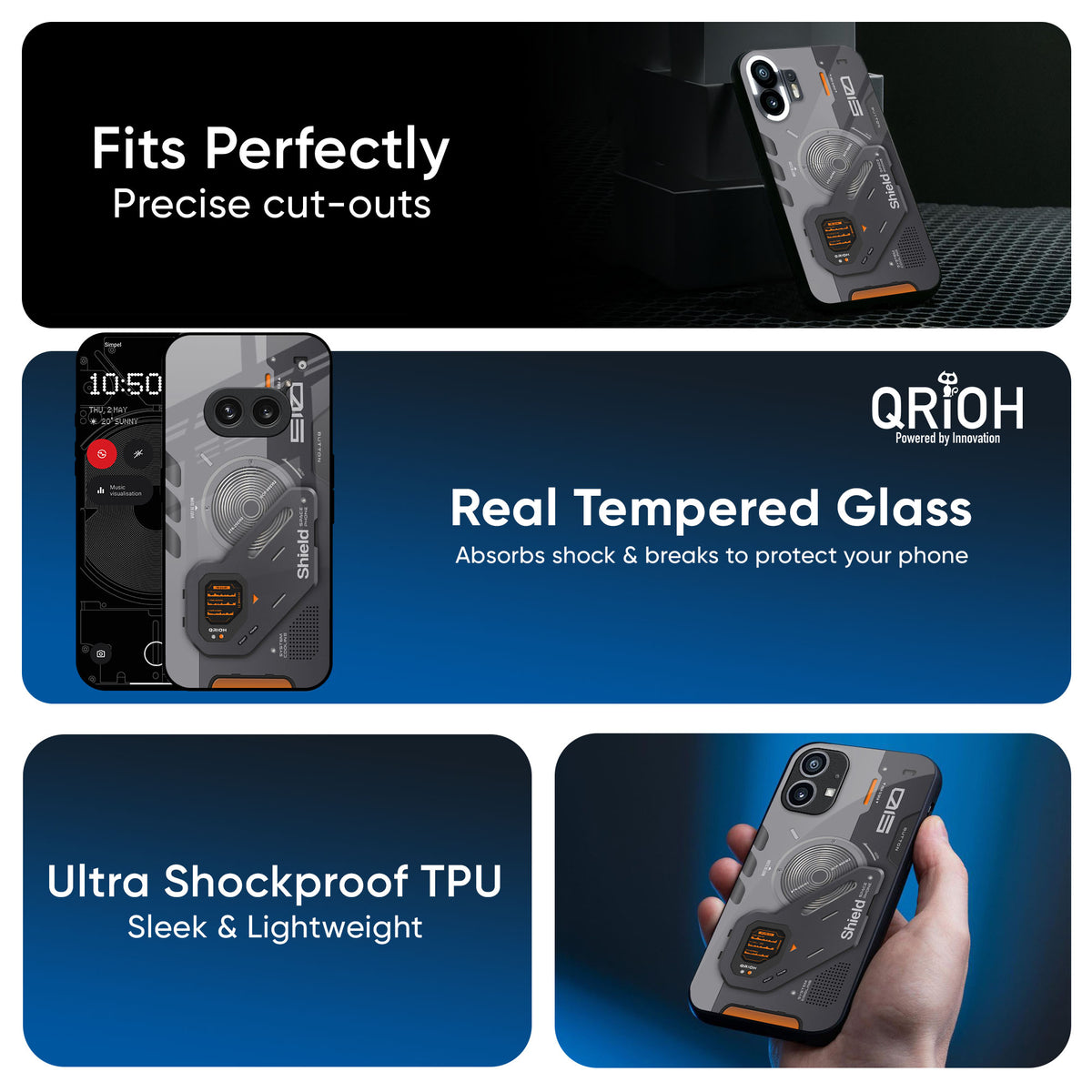 Tech Lifestyle Glass Case for Nothing Phone 2