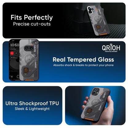 Tech Lifestyle Glass Case for Nothing Phone 2