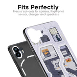 Tech Savvy Glass Case for Nothing Phone 2a 5G