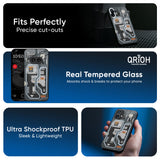 Retro Futuristic Glass Case for Nothing Phone 2a 5G