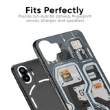 Retro Futuristic Glass Case for Nothing Phone 2a 5G