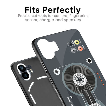 Retro Recorder Glass Case for Nothing CMF Phone 1