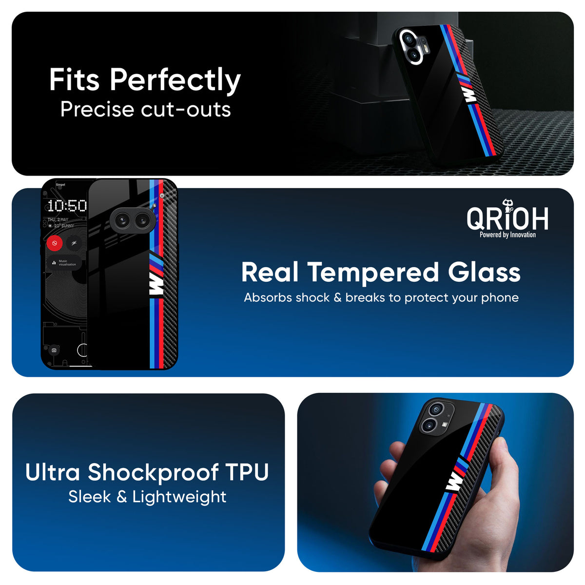 Automotive Art Glass Case for Nothing Phone 2