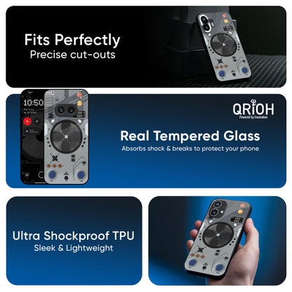 Gaming Gear Glass Case for Nothing Phone 1