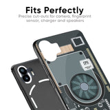 Motherboard Circuit Glass Case for Nothing Phone 2a 5G