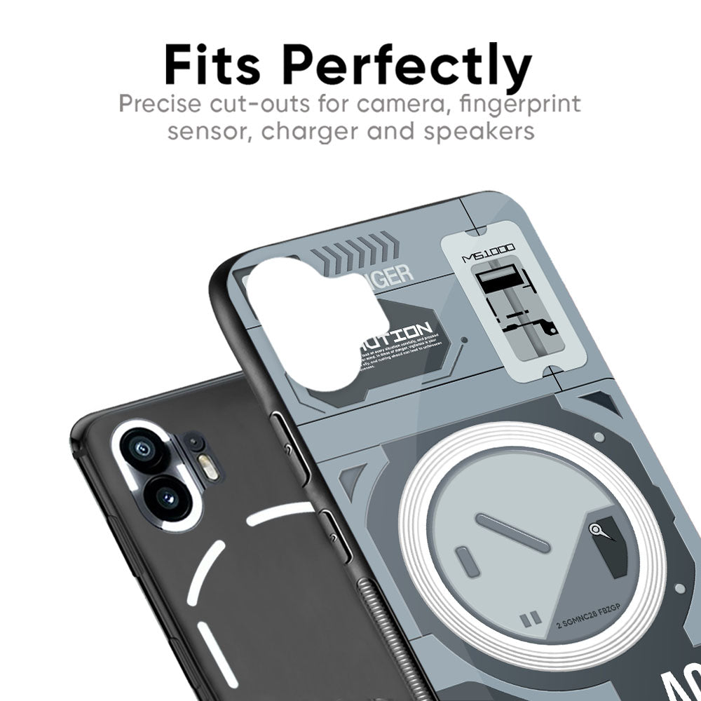 Modern Technology Glass Case for Nothing CMF Phone 1
