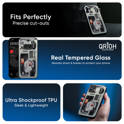 Techno Vibes Glass Case for Nothing Phone 1
