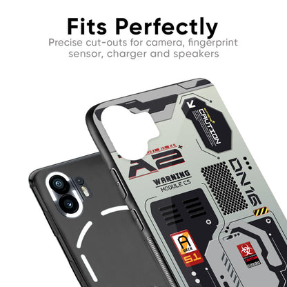 Techno Vibes Glass Case for Nothing Phone 1