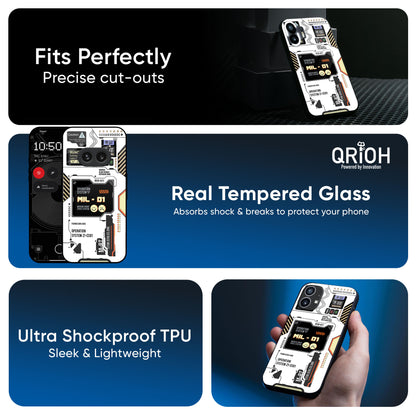 Tech Display Glass Case for Nothing Phone 2a 5G