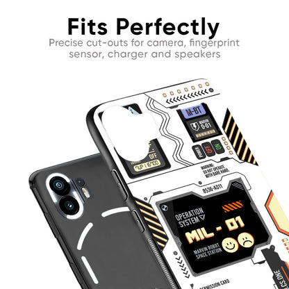 Tech Display Glass Case for Nothing Phone 2a Plus