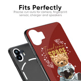 Astronaut Bear Glass Case for Nothing Phone 2a 5G