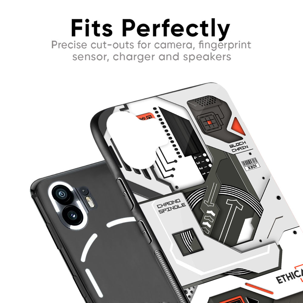 Explore Circuit Glass Case for Nothing Phone 2