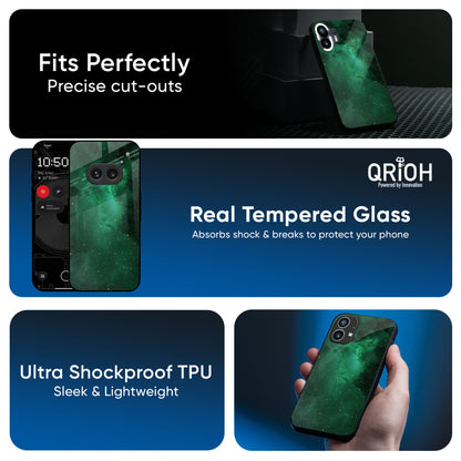 Emerald Firefly Glass Case For Nothing CMF Phone 1