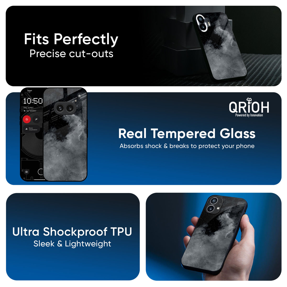 Fossil Gradient Glass Case For Nothing CMF Phone 1