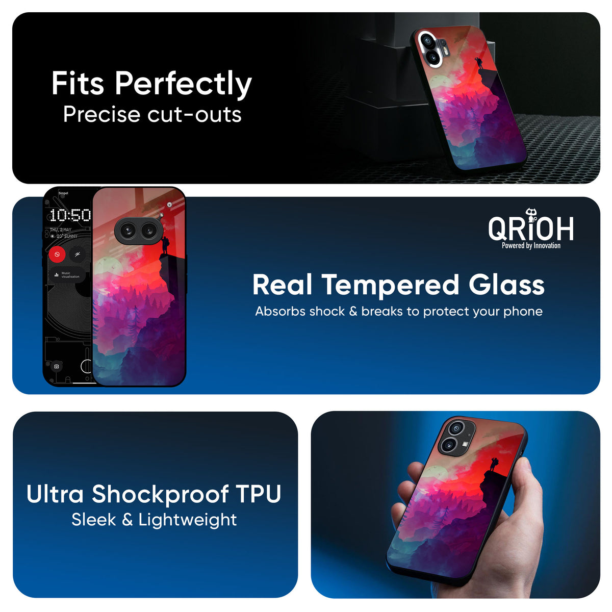 Dream So High Glass Case For Nothing CMF Phone 1