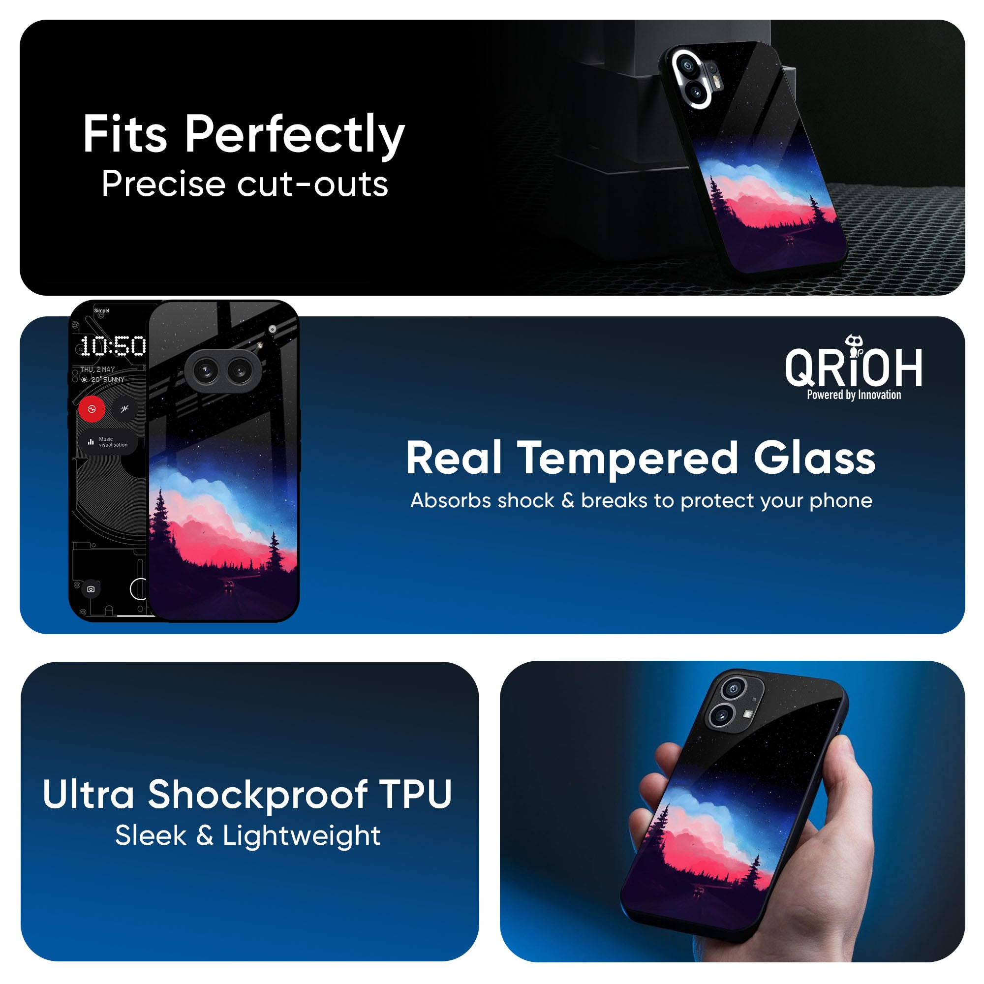 Drive In Dark Glass Case For Nothing CMF Phone 1