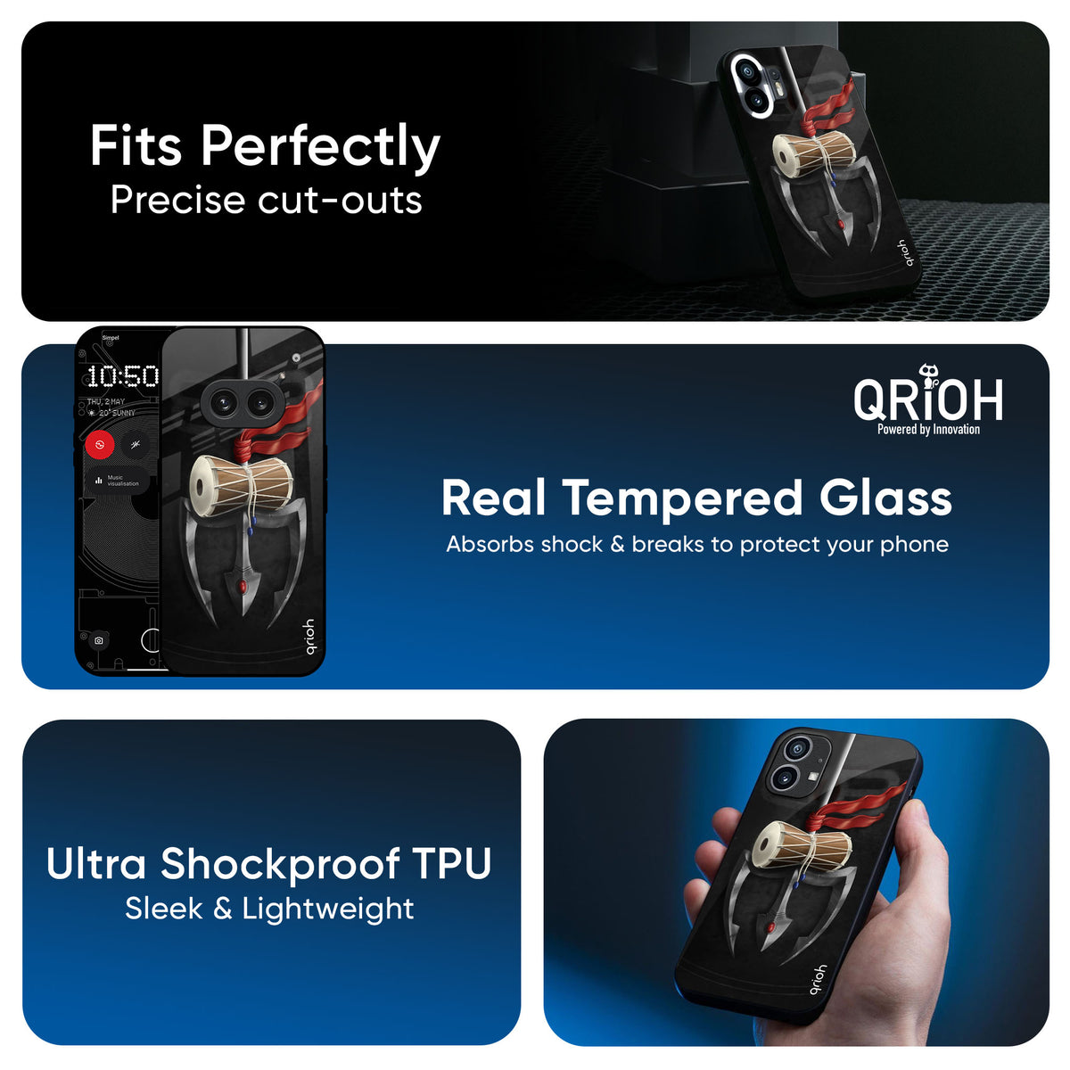 Power Of Lord Glass Case For Nothing CMF Phone 1