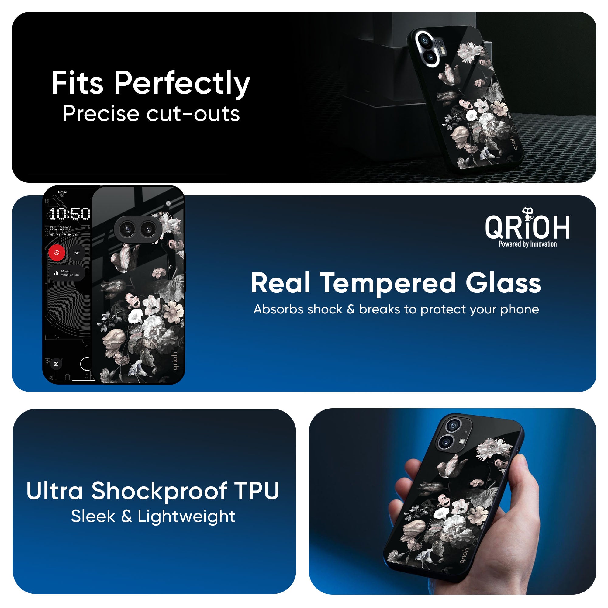 Artistic Mural Glass Case for Nothing CMF Phone 1