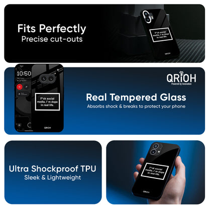 Dope In Life Glass Case for Nothing CMF Phone 1